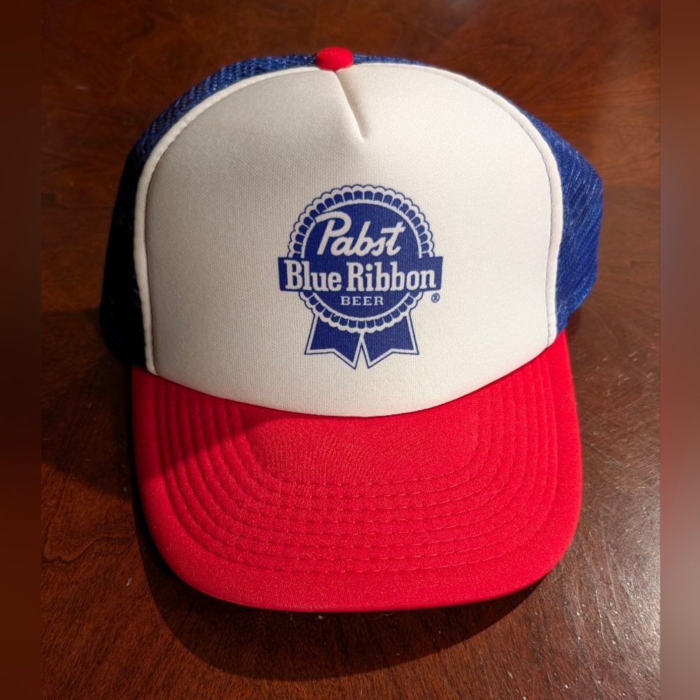 NWOT Pabst Blue Ribbon Trucker Hat